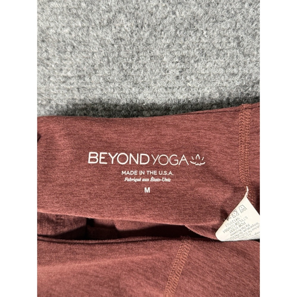 Beyond Yoga Spacedye Refocus Tank Top Womens Size Medium Mahogany Brown Gym - Picture 5 of 14